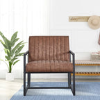 Fauteuil moderne 26 Arm avec pieds en acier
