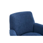 29.3 Fauteuil pivotant rembourré avec piètement en acier inoxydable