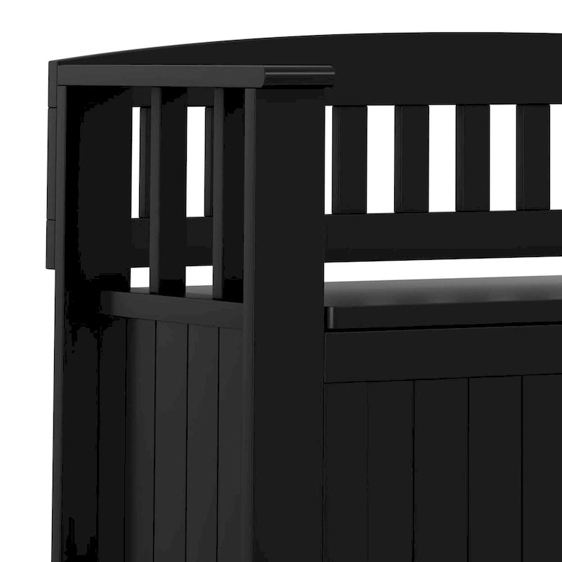 Banc de rangement transitionnel en bois massif de 36 po de largeur pour petite entrée - 36 pouces de large