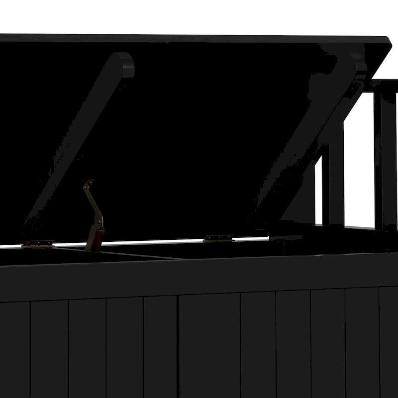 Banc de rangement transitionnel en bois massif de 36 po de largeur pour petite entrée - 36 pouces de large