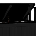 Banc de rangement transitionnel en bois massif de 36 po de largeur pour petite entrée - 36 pouces de large