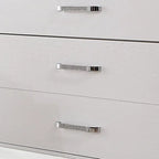 Ensemble deux pièces de style moderne : commode à 7 tiroirs et miroir