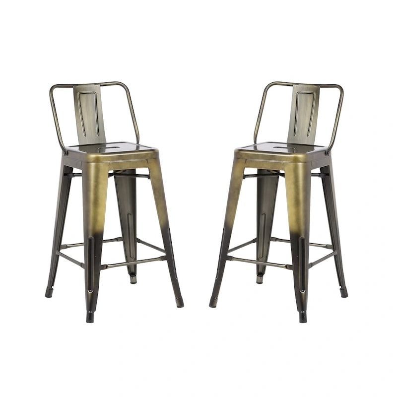 Tabouret de bar en métal 30 pouces - Lot de 2