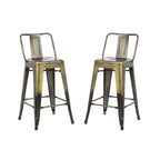 Tabouret de bar en métal 30 pouces - Lot de 2