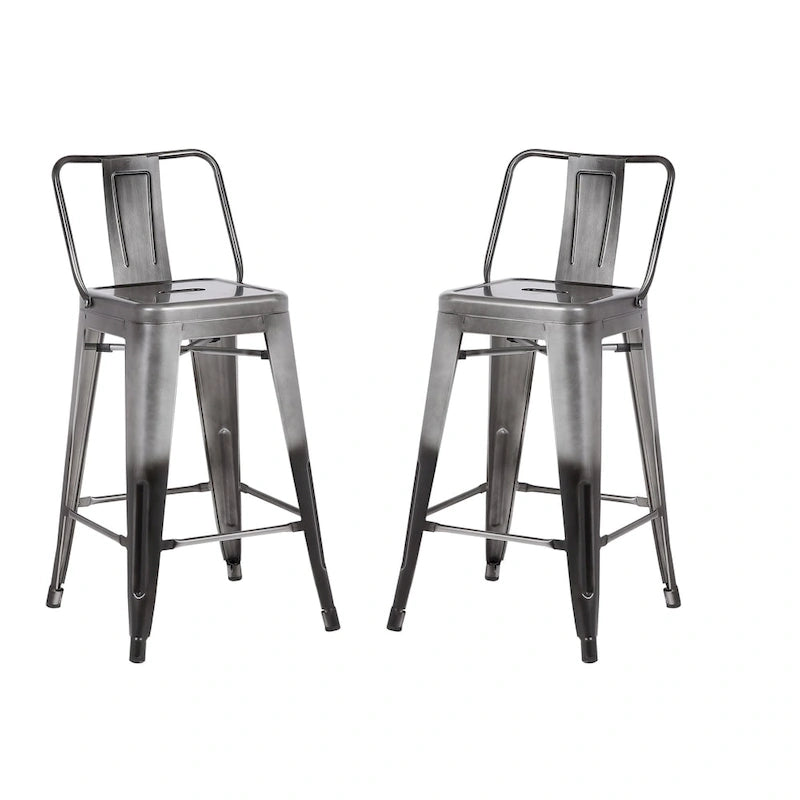 Tabouret de bar en métal 30 pouces - Lot de 2