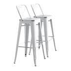 Tabouret de bar en métal 30 pouces - Lot de 2