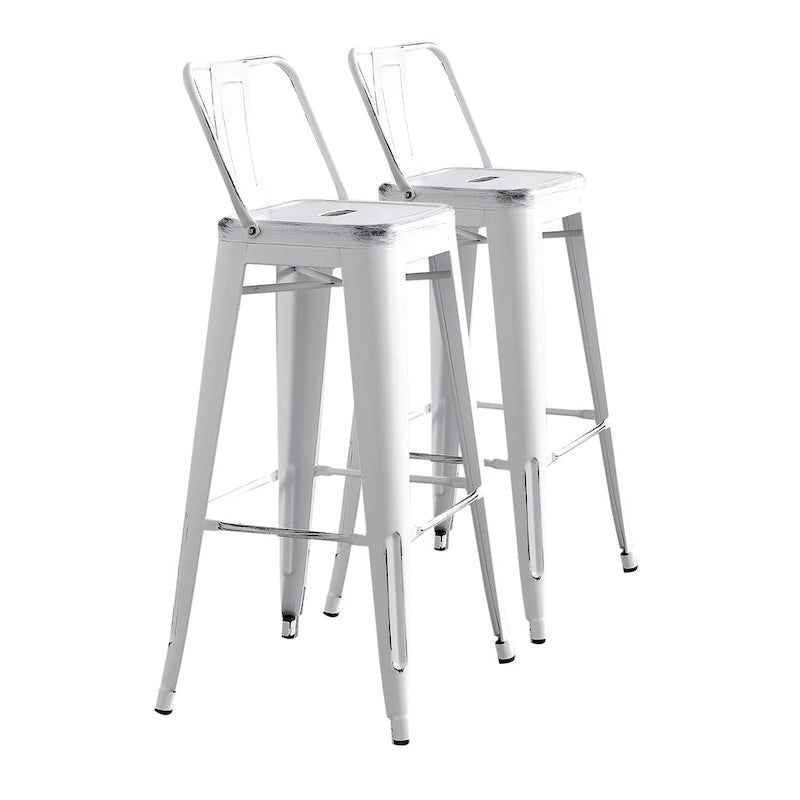 Tabouret de bar en métal 30 pouces - Lot de 2