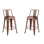 Tabouret de bar en métal 30 pouces - Lot de 2