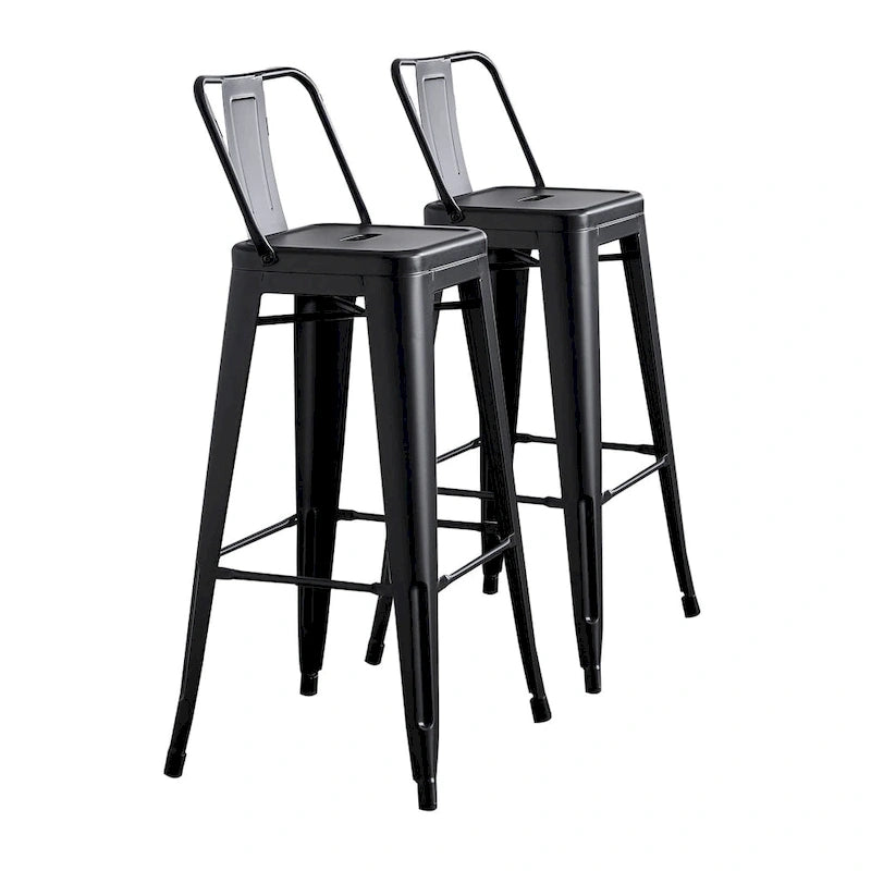 Tabouret de bar en métal 30 pouces - Lot de 2