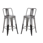 Tabouret de bar en métal 30 pouces - Lot de 2