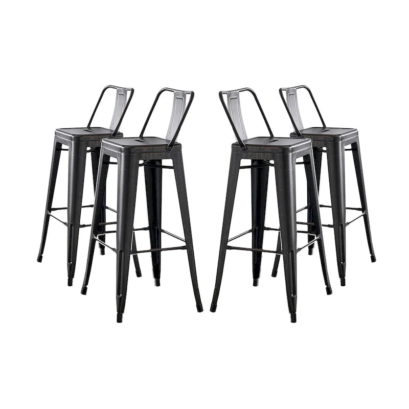 Tabouret de bar en métal 30 pouces - Lot de 2
