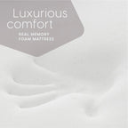 Matelas de futon en mousse à mémoire de forme - Gris - Grand