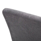 Chaises de salle à manger Parsons en tissu avec garniture cloutée en éponge, lot de 2