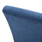 Chaises de salle à manger Parsons en tissu avec garniture cloutée en éponge, lot de 2