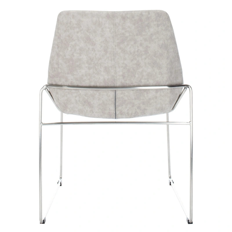 Chaise de salle à manger du milieu du siècle (lot de 2) - 25 x 24 x 33,3 - 25 x 24 x 33,3 - 25Lx24Px33H