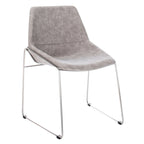 Chaise de salle à manger du milieu du siècle (lot de 2) - 25 x 24 x 33,3 - 25 x 24 x 33,3 - 25Lx24Px33H