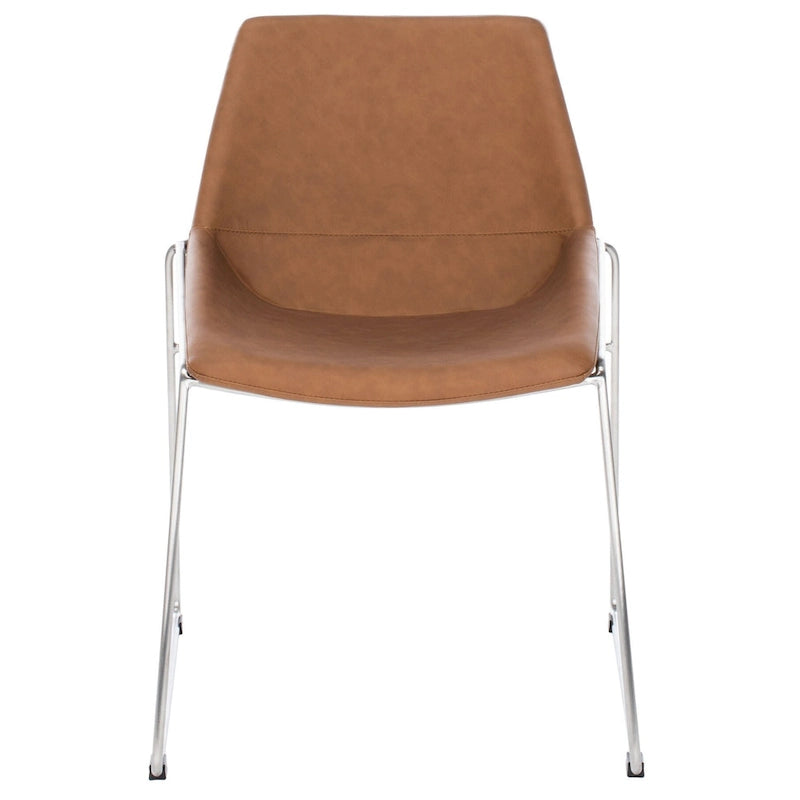 Chaise de salle à manger du milieu du siècle (lot de 2) - 25 x 24 x 33,3 - 25 x 24 x 33,3 - 25Lx24Px33H