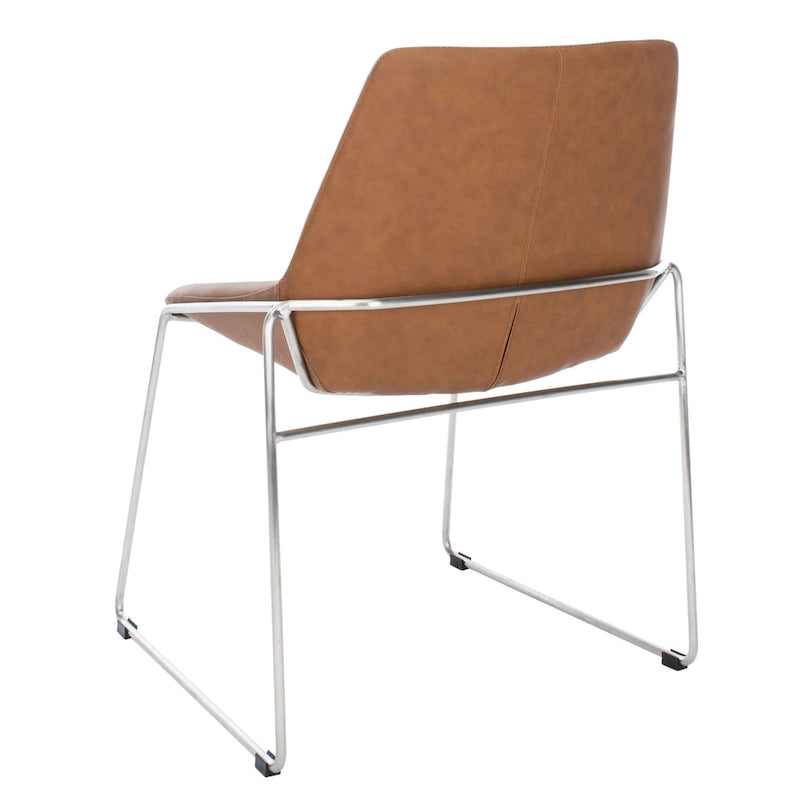 Chaise de salle à manger du milieu du siècle (lot de 2) - 25 x 24 x 33,3 - 25 x 24 x 33,3 - 25Lx24Px33H