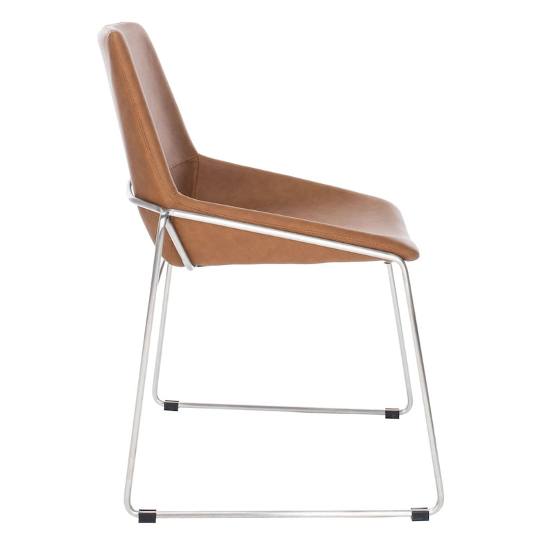 Chaise de salle à manger du milieu du siècle (lot de 2) - 25 x 24 x 33,3 - 25 x 24 x 33,3 - 25Lx24Px33H