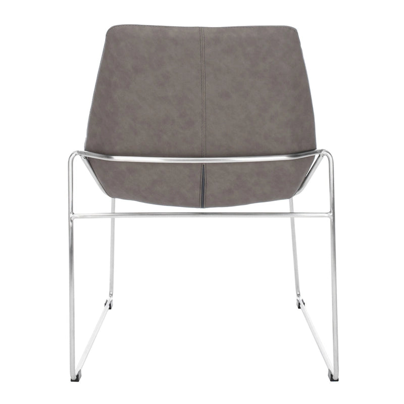 Chaise de salle à manger du milieu du siècle (lot de 2) - 25 x 24 x 33,3 - 25 x 24 x 33,3 - 25Lx24Px33H