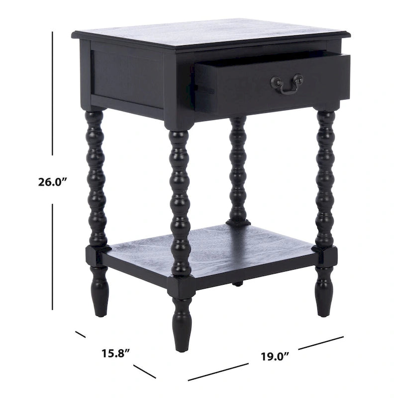 Table d'appoint - 19 L x 15,8 P x 26 H - 19Lx16Px26H