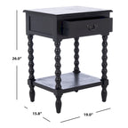 Table d'appoint - 19 L x 15,8 P x 26 H - 19Lx16Px26H