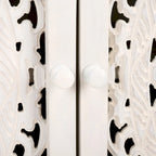 Meuble TV 2 portes 2 étagères (pour téléviseurs à écran plat jusqu'à 60 pouces) - 139,7 cm L x 38,1 cm P x 66,04 cm H - 139,7 cm L x 38,1 cm P x 66,04 cm H