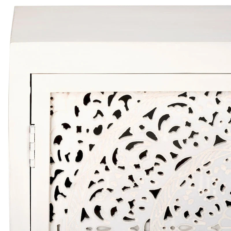 Meuble TV 2 portes 2 étagères (pour téléviseurs à écran plat jusqu'à 60 pouces) - 139,7 cm L x 38,1 cm P x 66,04 cm H - 139,7 cm L x 38,1 cm P x 66,04 cm H