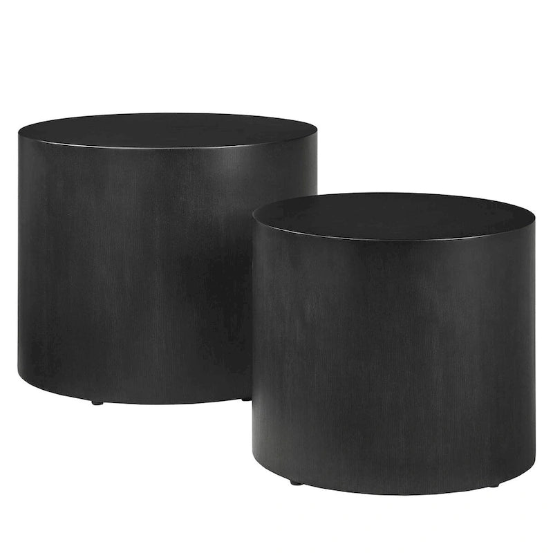 Tables basses gigognes rondesLot de 2