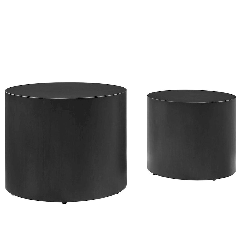 Tables basses gigognes rondesLot de 2