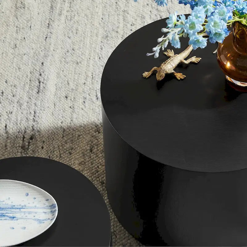 Tables basses gigognes rondesLot de 2